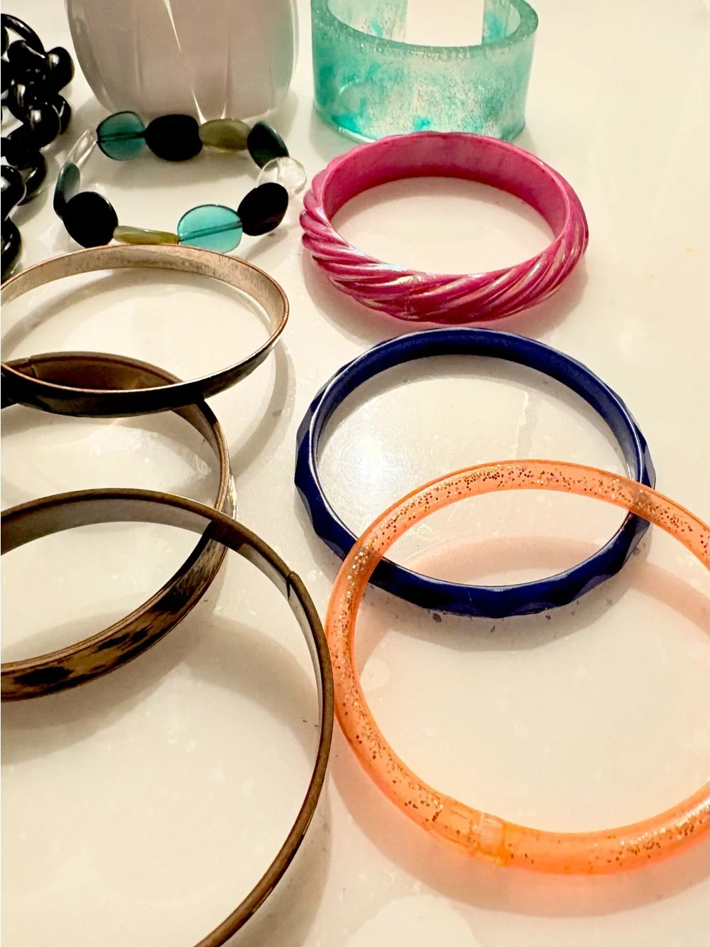 Mixed Women’s Fashion Bracelets and Necklaces - Assorted Colors Set of 11 Pieces